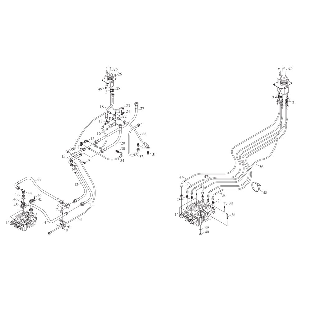 FL360F 9D651–59P000000A0 Hydraulic control system