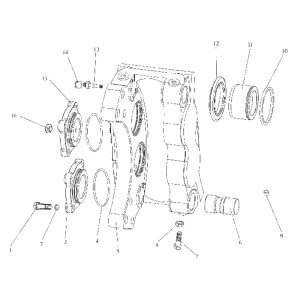 FL360F B00256+84688301 Brake caliper assembly4