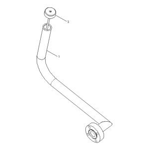 FL360F B00508+ZL20–037000X17A Gearbox oil filling pipe assembly