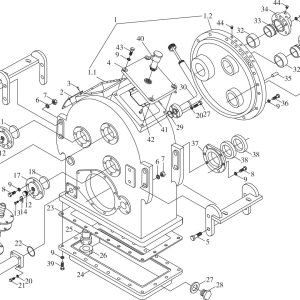 FL360F B00745+ZL30.01–00 Gearbox body components