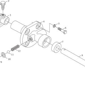FL360F B00745+ZL30.08–00 High–low gear shift fork mechanism