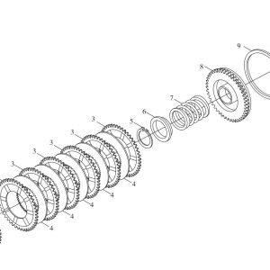 FL360F B00745+ZL30.10–00.01 Clutch Assembly
