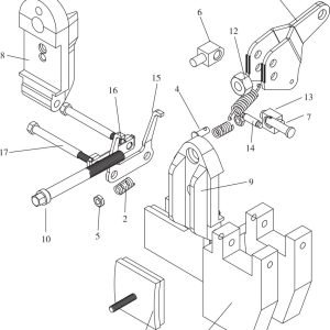 FL360F B00745+ZL30.13–00 Hand brake assembly