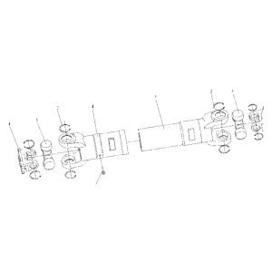 FL360F B02313+9D650–25A010000A0 Yuandong front transmission shaft assembly