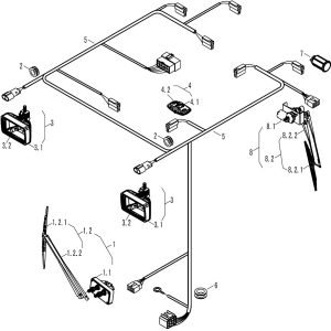 FL958 CAB WIRING