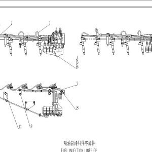 FL958 LINES GP-FUEL INJECTION