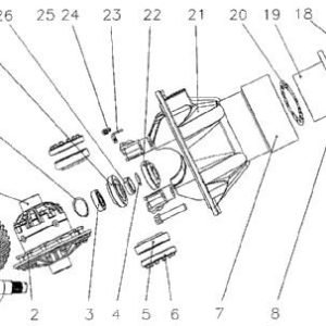 FL958 MAIN REDUCER SHELL ASSEMBLY
