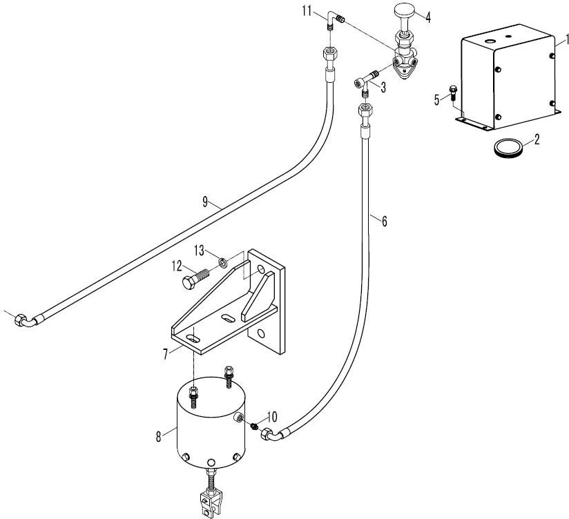 FL958 PARKING AND AUXILIARY BRAKING SYSTEM