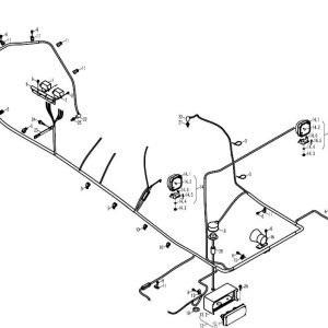 FL958 REAR FRAME WIRING