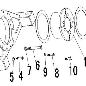 FL958 REAR SWING FRAME ASSEMBLY
