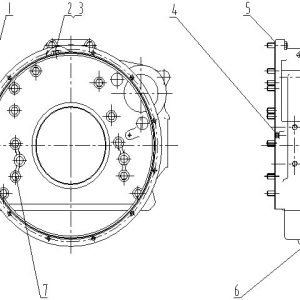FL958 HOUSING GP-FLYWHEEL
