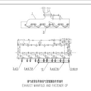 FL958 MANIFOLD GP-EXHAUST