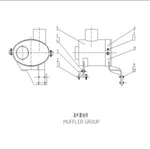 FL958 MUFFLER GP