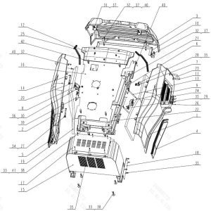 STR L58 Engine Hood Assembly