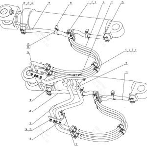 STR L58 Lifting Cylinder Piping