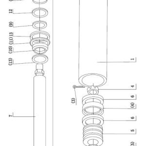 STR L58 Steering Cylinder