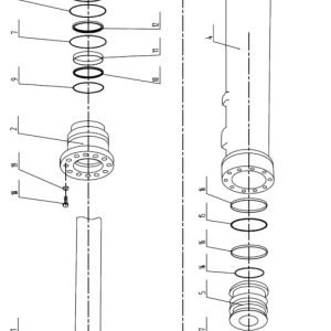 STR L58 Tipping Cylinder